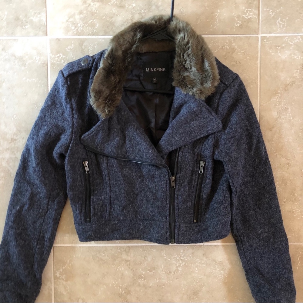 Mink pink jacket